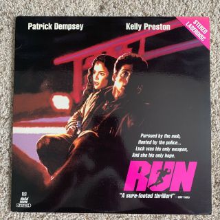 Run Laserdisc - Patrick Dempsey & Kelly Preston - Very Rare