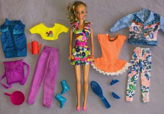3 Day Vintage Barbie Doll With Clothes Fashion 1990 