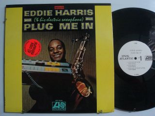 Eddie Harris Plug Me In Jazz Rare Promo Mono Lp Atlantic Sd 1506 Sticker Wlp