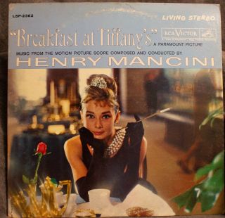 Henry Mancini Breakfast At Tiffanys Vinyl Lp - Rare Living Stereo Us Pressing Nm