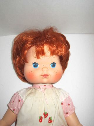 Vintage 1982 American Greeting Baby Strawberry Shortcake Doll Blow Kisses 14 "