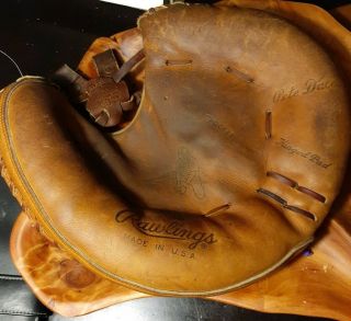 Rawlings Leather Pro Catchers Mitt Vintage 216 Pete Daley Rare 50 