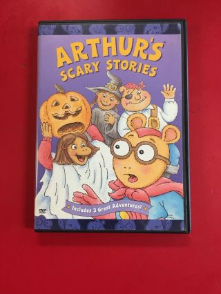 Arthur - Arthurs Scary Stories (dvd,  2002) Rare Vgc L@@k