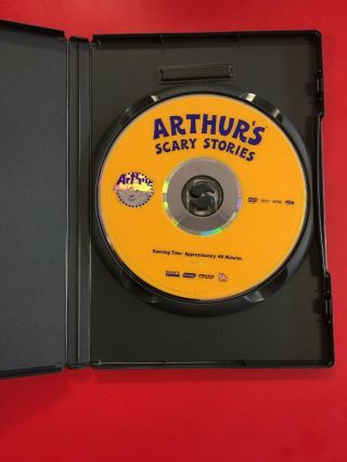 Arthur - Arthurs Scary Stories (DVD,  2002) RARE VGC L@@K 3