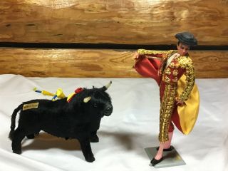 Vintage Marin Chiclana Espana Matador With Bull Made In Spain