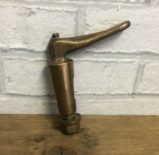 Antique / Vintage Brass / Bronze Gwr Steam Engine Lever Handle