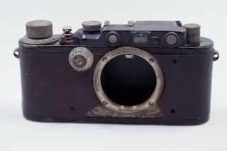 Rare Leitz Leica Wetzlar Barnack Standard " 0 " Engraving Iiia Black Film Camera