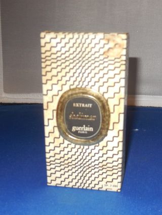 Rare Shalimar Extraint by Guerlain,  Paris - Package Inside Velveteen Box 2