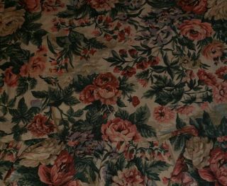 1 Ralph Lauren Rare Kipling Ruffled Standard Pillowcase Cotton - Green Floral