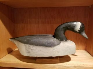 Rare Old Swimming 1940s Waseca Minnesota Herters Canadian Goose Wood Duck Decoy