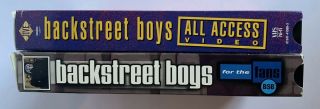 Rare Backstreet Boys For the Fans All Access VHS,  2001 BSB Concert 2