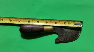 antique LEATHER CUTTER KNIFE TOOL BLANCHARD french france paris 3