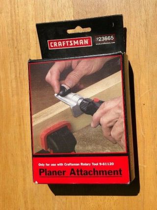 Rare Craftsman Rotary Tool Planer Attachment 23665