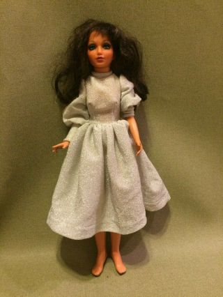 Vintage 1973 Ideal Tiffany Taylor Doll 19” Height Two Tone Hair Blonde & Black