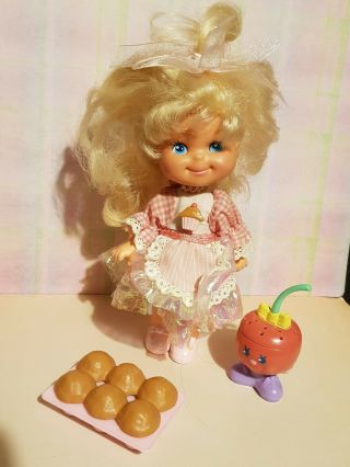 Cherry Merry Muffin Doll Mattel Vintage 1988 Strawberry Shortcake Era