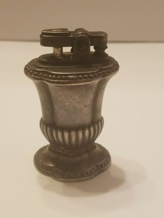 Vintage Antique Ronson Mayfair Silver Plated Pocket Table Lighter