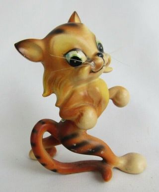 Vintage Josef Originals Character Cat Series Tiger Comical Kitty Figure - Rare