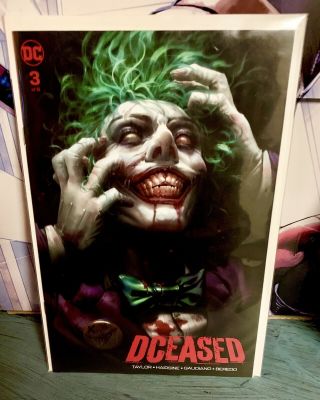 Dceased Chew Joker Variant Comic Rare Joker Movie Batman Zombie 