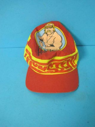 Awesom Hulk Hogan Wwf Hulkster Hat 1991 World Wrestling Federation Vintage Rare