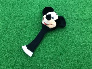 Rare Vintage Walt Disney World Mickey Mouse Golf Headcover Long Sock Wood Hybrid