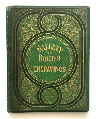 The Gallery Of British Engravings D.  Omer Smith 1870 Antique Art Book 22 Plates