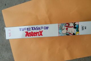 THE 12 TASKS OF ASTERIX vhs VG Cond.  Rare.  Full - Length Feature 2