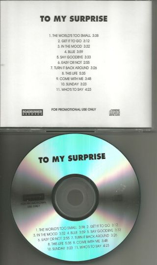 Slipknot To My Surprise 2003 Ultra Rare Tst Press Advnce Dj Promo Cd Usa