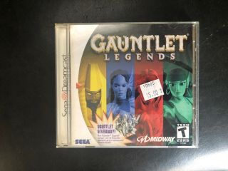 Gauntlet Legends (sega Dreamcast,  2000) Vgc Complete Cib Rare Authentic