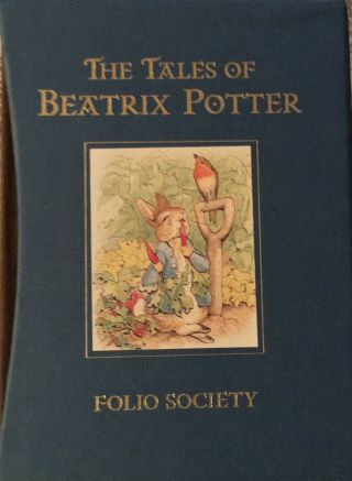 Vintage The Tales Of Beatrix Potter Folio Society 12 Book Box Set Rare Post