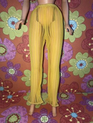 Barbie Doll Lemon Kick 1465 Palazzo Pants Vintage 1970 