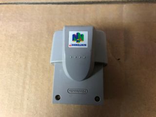 Official Nintendo 64 N64 Rumble Pack Nus 013 Rare W/ Battery Cover