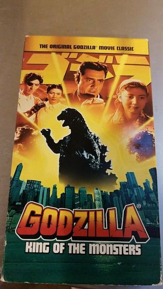 Godzilla Vs Mothra 1992 Vhs Video Japan Toho Limited & Rare