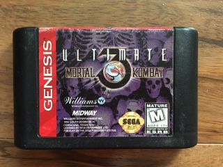 Rare Sega Genesis Game Ultimate Mortal Kombat 3