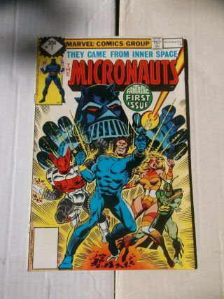 Marvel: Micronauts 1,  1st Print/appearance,  Rare Direct Variant,  1979,  Vf -