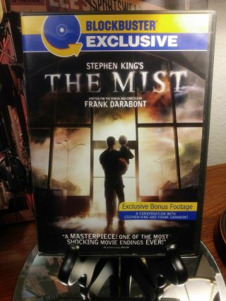 The Mist (rare Blockbuster Exclusive) Dvd - Stephen King - Scary Movie