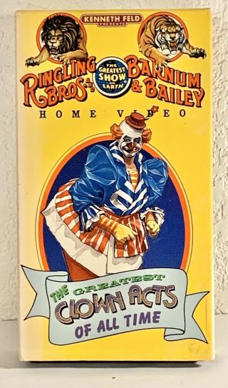 Greatest Clown Acts Of All Time Vhs Rare