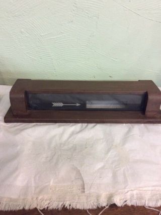 Top Of National Cash Register With Glass Insert & Arrow