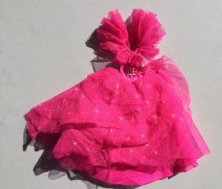 Vintage Happy Holidays Barbie Doll 1990 Special Edition Fuschia Pink Dress