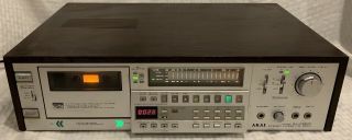 Rare Vintage Akai Gx - F66rc Cassette Tape Deck Computer Controlled Programmable