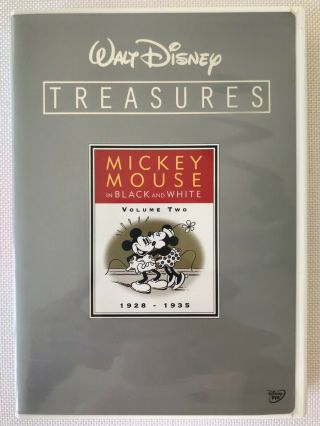 Walt Disney Treasures - Mickey Mouse In Black And White Vol 2 - Rare (no Tin)