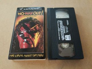 Wwf In Your House No Way Out 1998 98 Vhs Video Rare Wrestling Wwe