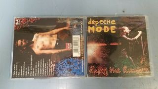 Depeche Mode ‎1993 Enjoy The Rumours Live Cd Rare Disc Kiss The Stone Vg,
