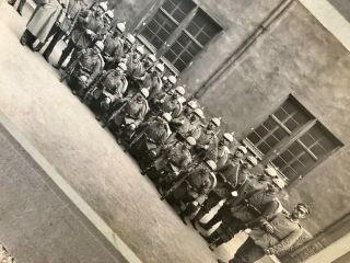 Rare Ww1 Cdv Photo,  German Infantry Soldiers,  Rifles,  Pickelhaube,  Back - Pack Top