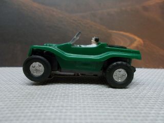 Aurora Model Motoring,  1398 Dune Buggy Roadster " All,  In Green Rare