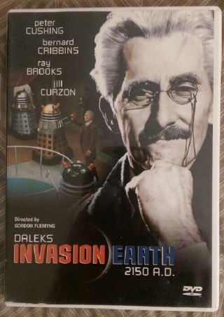 Daleks Invasion Earth 2150 A.  D.  Dvd Out Of Print Rare Anchor Bay Release Oop