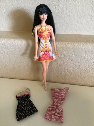 Barbie Fashionistas Jointed Raquelle Doll Asian Articulated Rare
