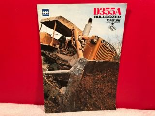 Rare 1972 Komatsu D355a Bulldozer Dealer Advertising Brochure