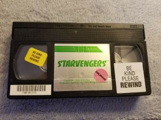 The Starvengers (1981) - Vhs Movie - Animation / Sci - Fi - Very Rare