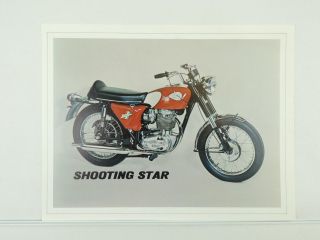 Vintage 1967 Bsa 441 B44ss Shooting Star Brochure L5580