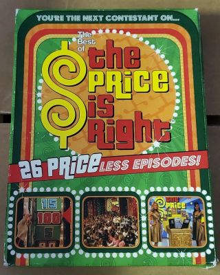 The Price Is Right 26 Price - Less Episodes (dvd,  2008,  4 - Disc Set) Oop Rare